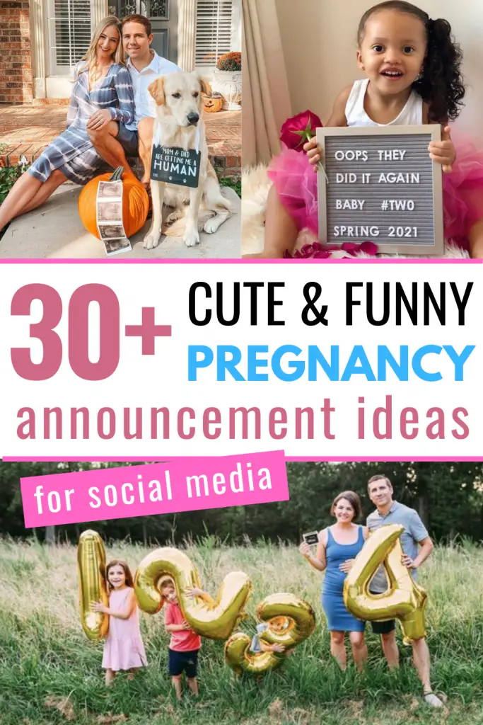 30 cute funny pregnancy announcement ideas for social media