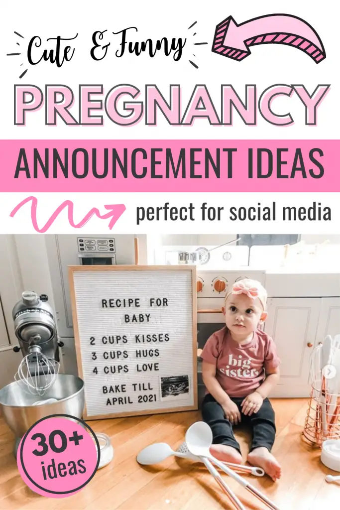 cute and funny ways to announce pregnancy on social media