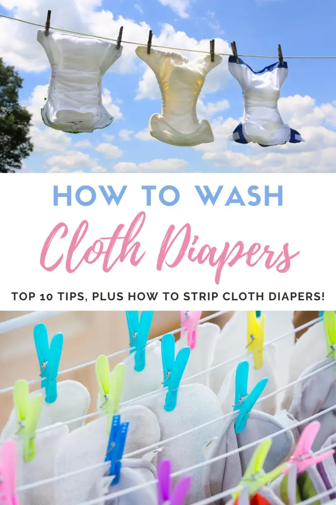 how to wash cloth diapers
