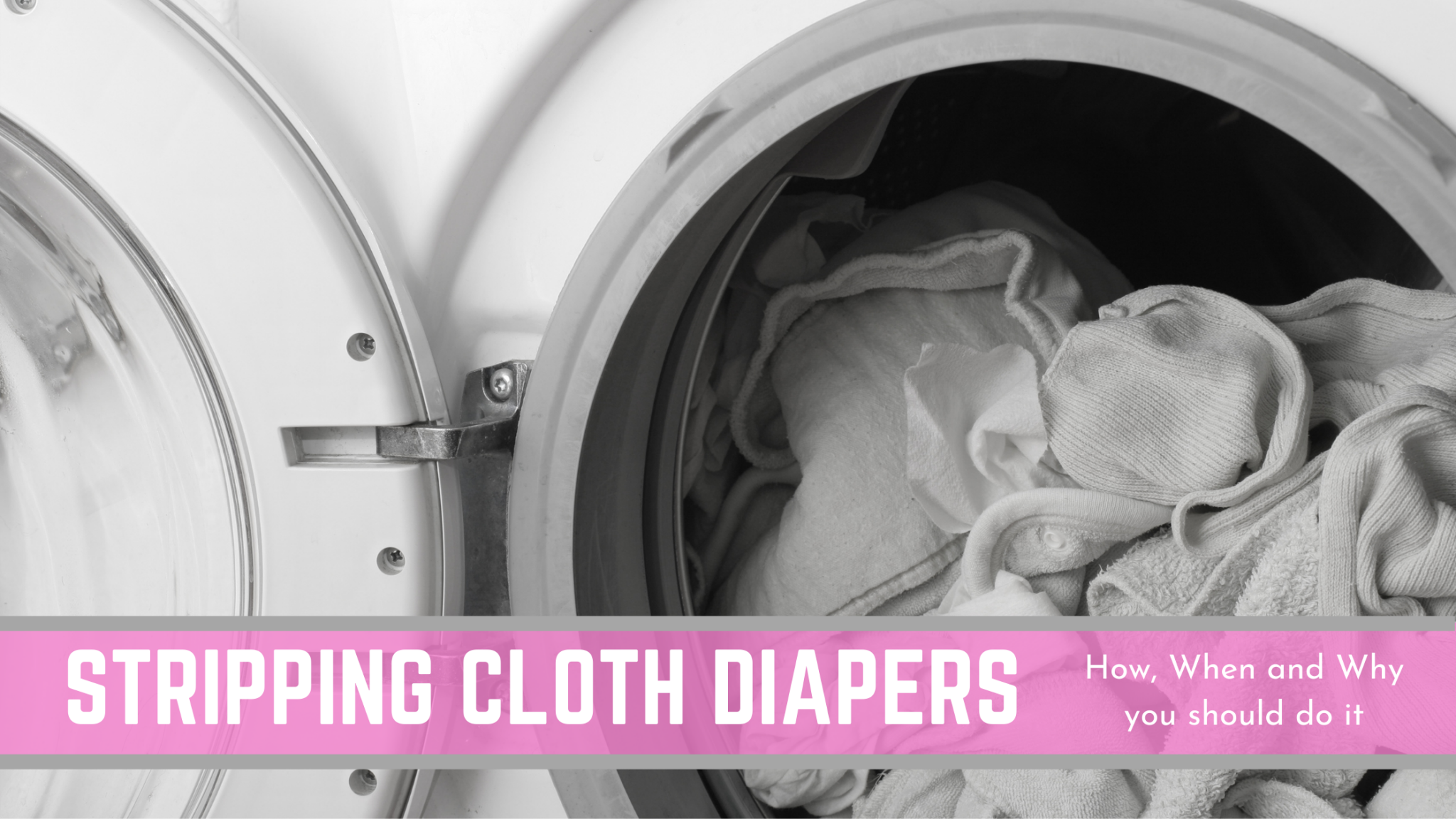 How to Strip Cloth Diapers (+ When & Why) - Mum In The Woods