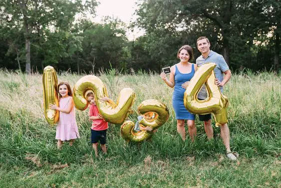 baby numbers pregnancy announcement