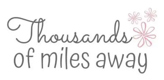 thousands of miles away logo