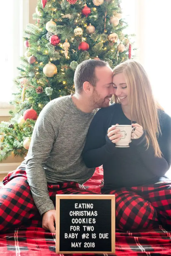 christmas pregnancy announcements