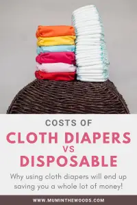 costs of cloth diapers vs disposables