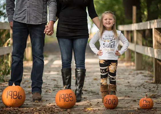 pumpkins pregnancy announcement