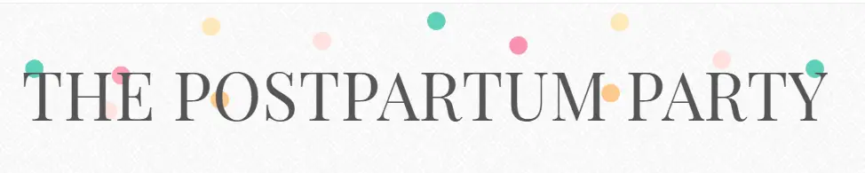 the postpartum party logo