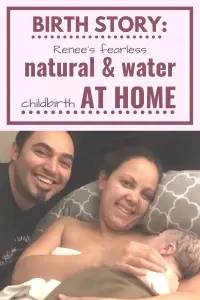 renee's positive home water birth
