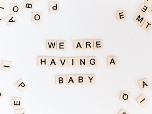 we are having a baby scrabble