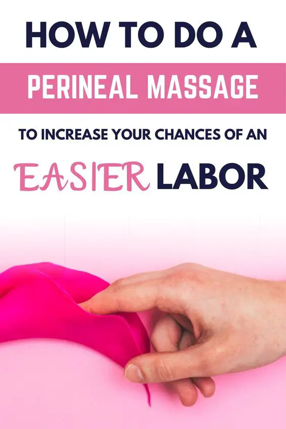 how to do a perineal massage