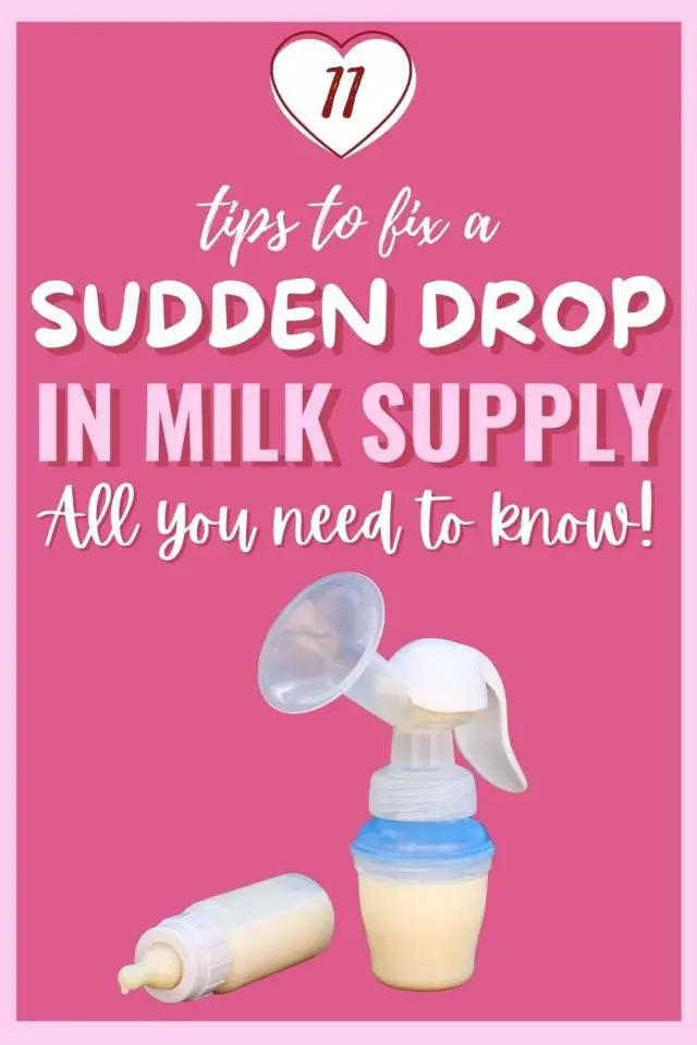 Sudden Drop in Milk Supply (Signs, Causes & How to fix it!) Conquering Motherhood