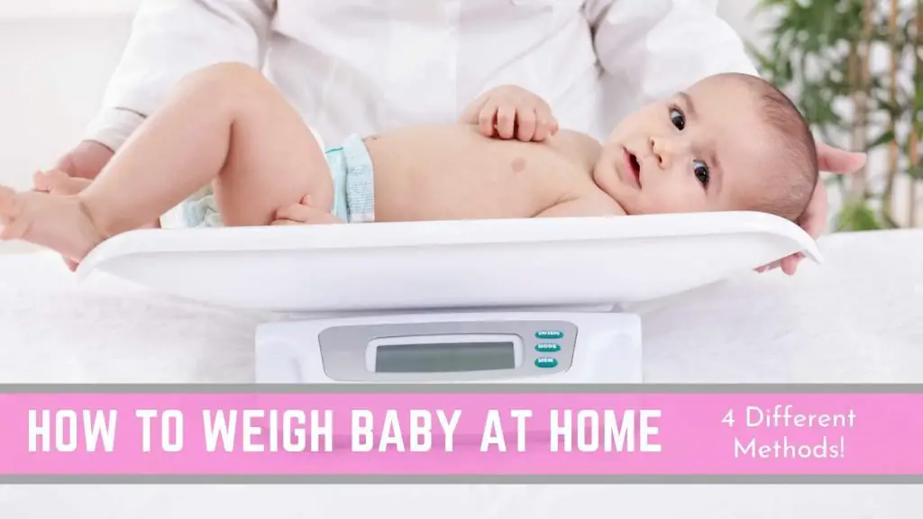 How to weigh baby at home
