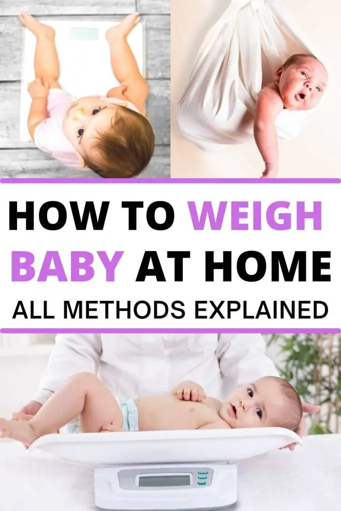 How to weigh baby at home