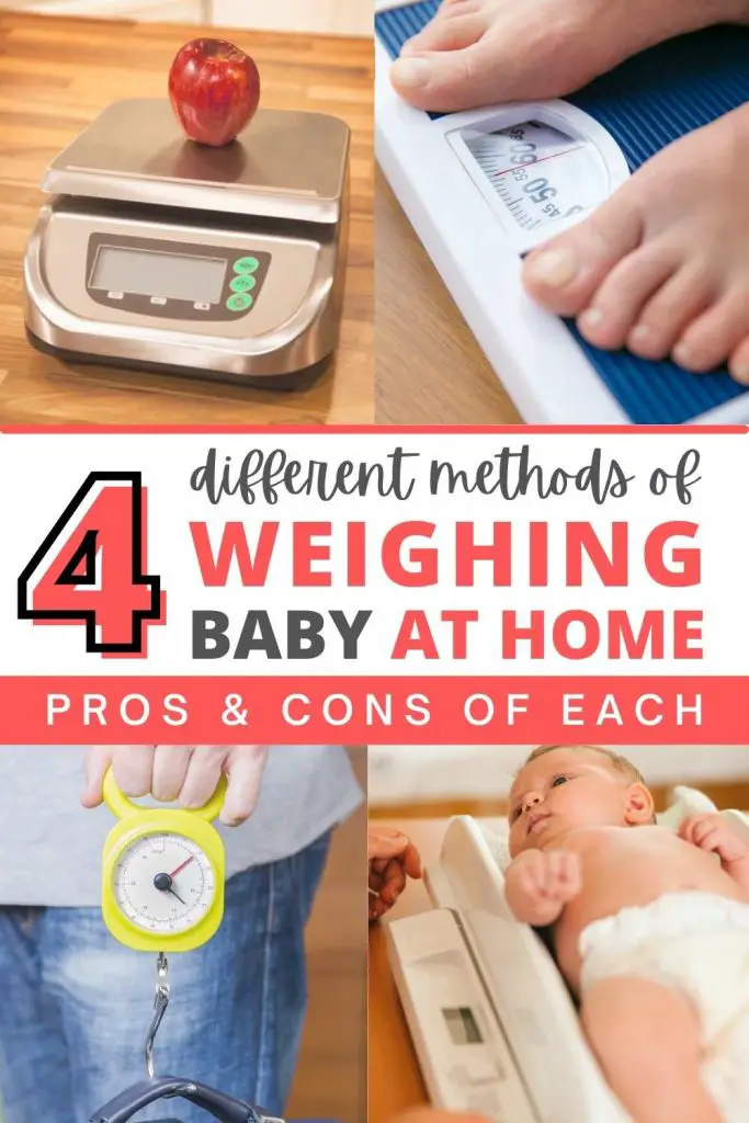 4 methods of weighing baby at home