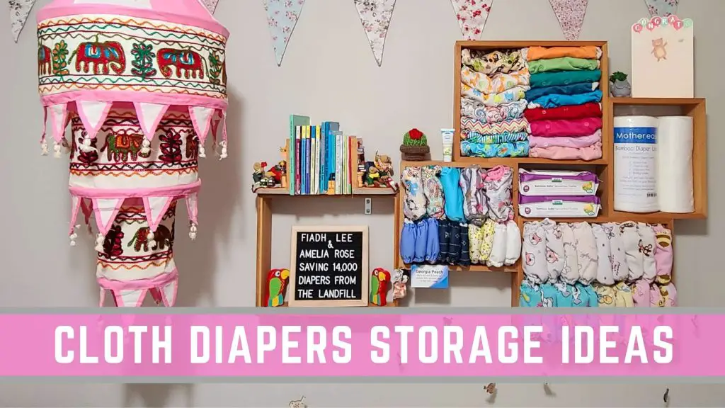 cloth diapers storage ideas