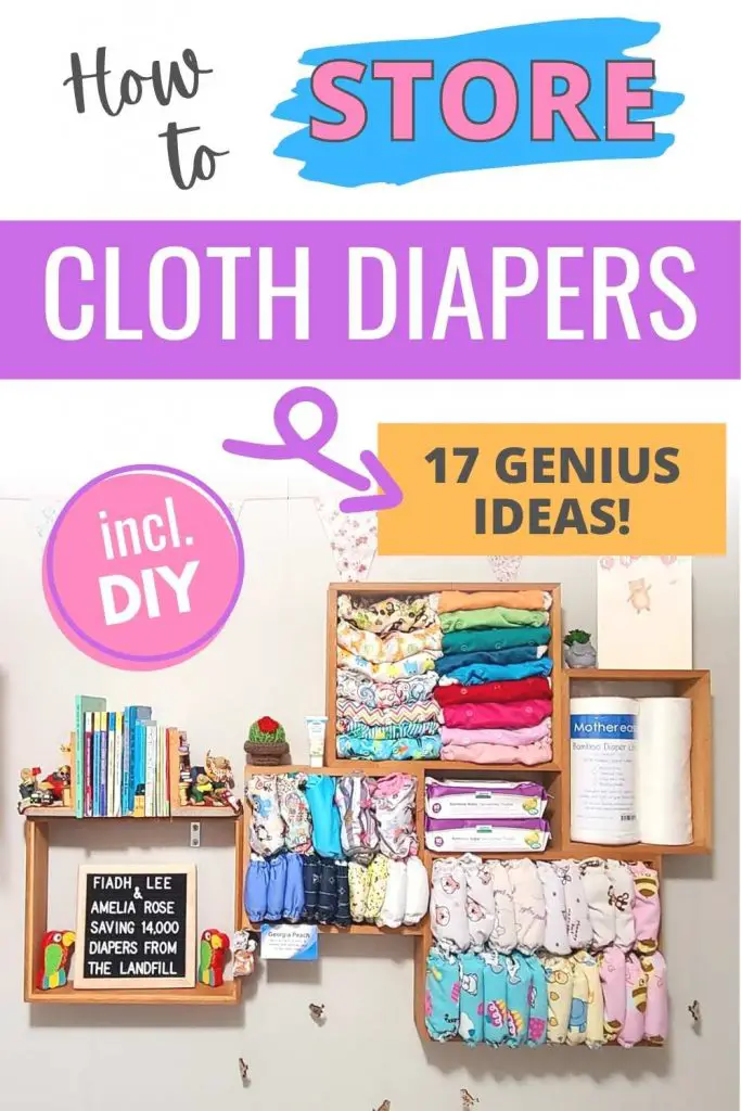 how to store cloth diapers