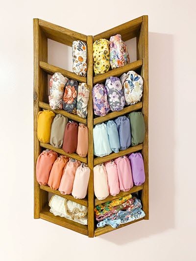 arrow diy cloth diaper organizer