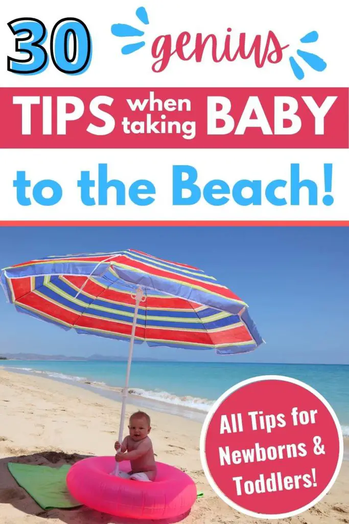 Tips when taking baby to the beach