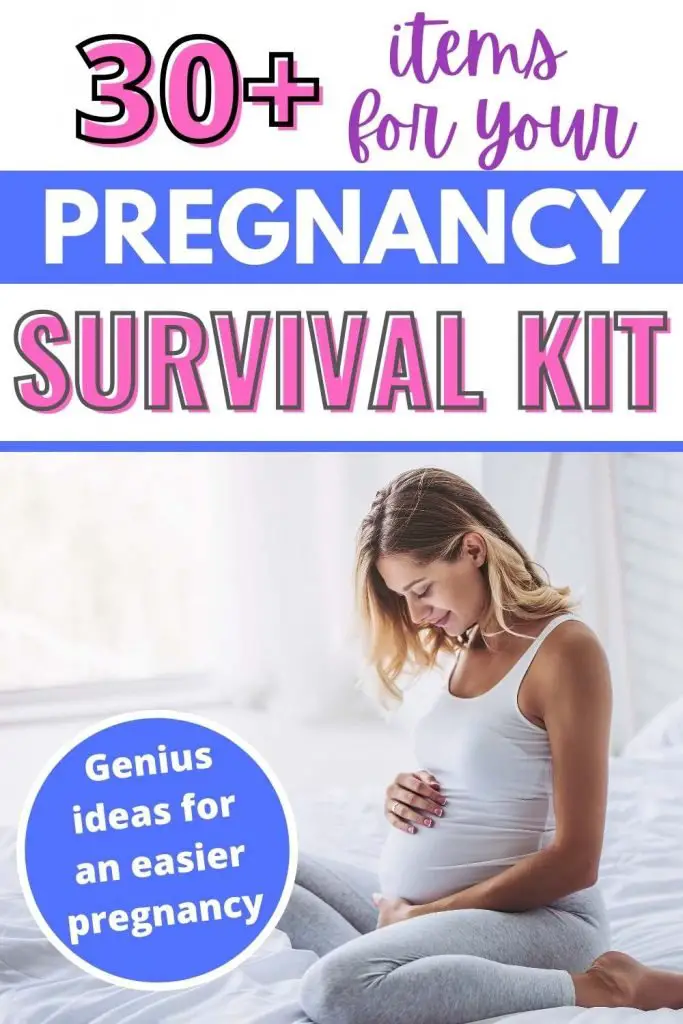 30+ items for pregnancy survival kit