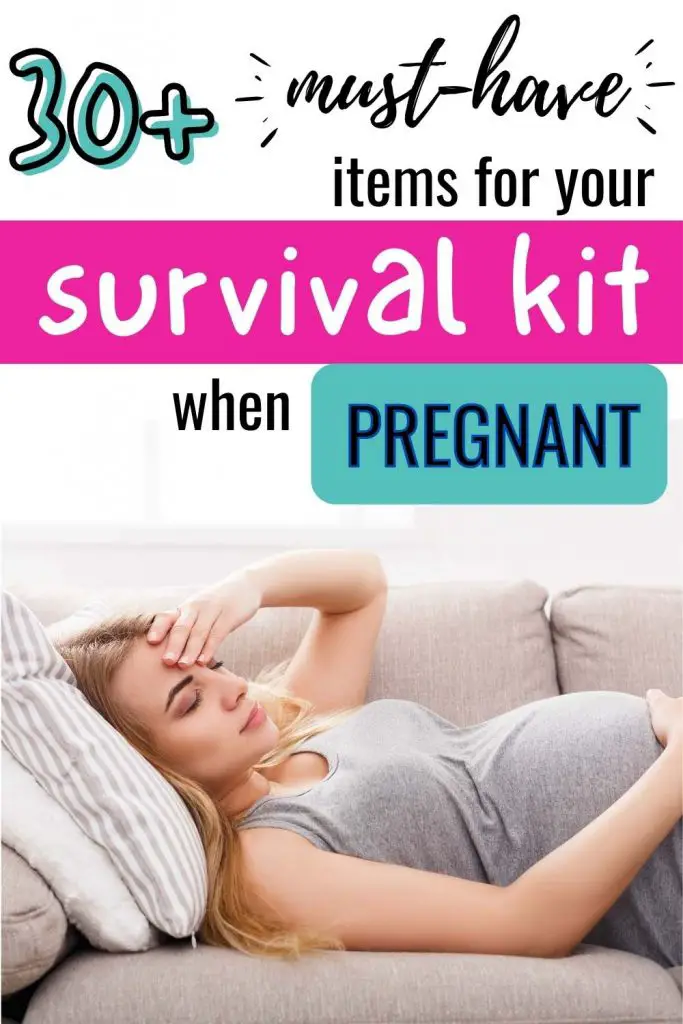 must-have items for your pregnancy survival kit