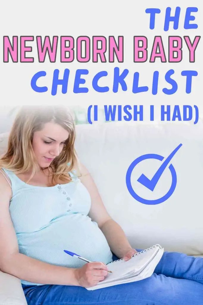 newborn baby checklist