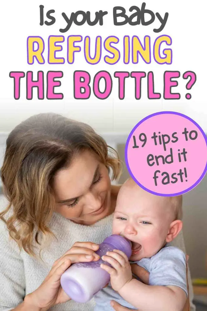 baby refusing the bottle