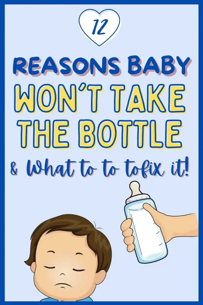 baby won't take the bottle