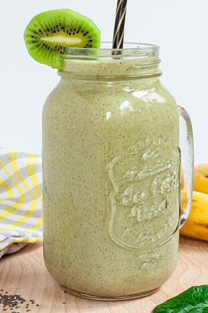 green lactation smoothie