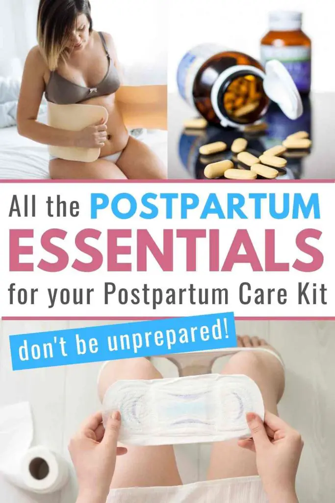 postpartum essentials checklist