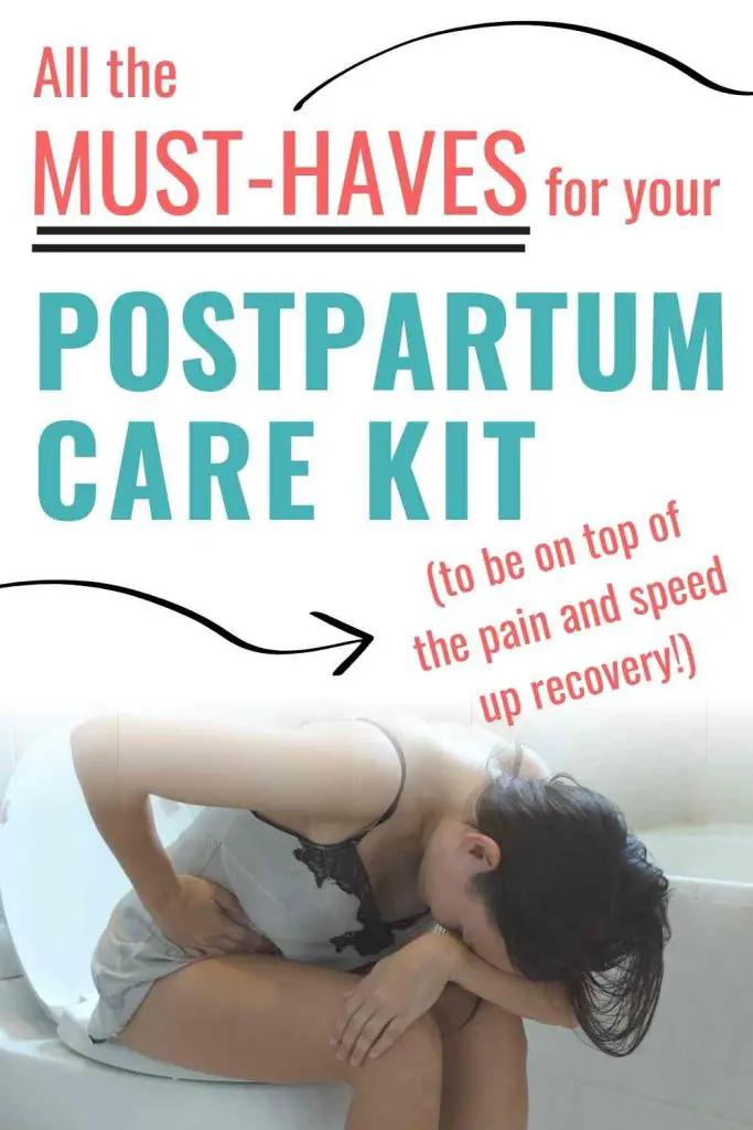 postpartum kit checklist