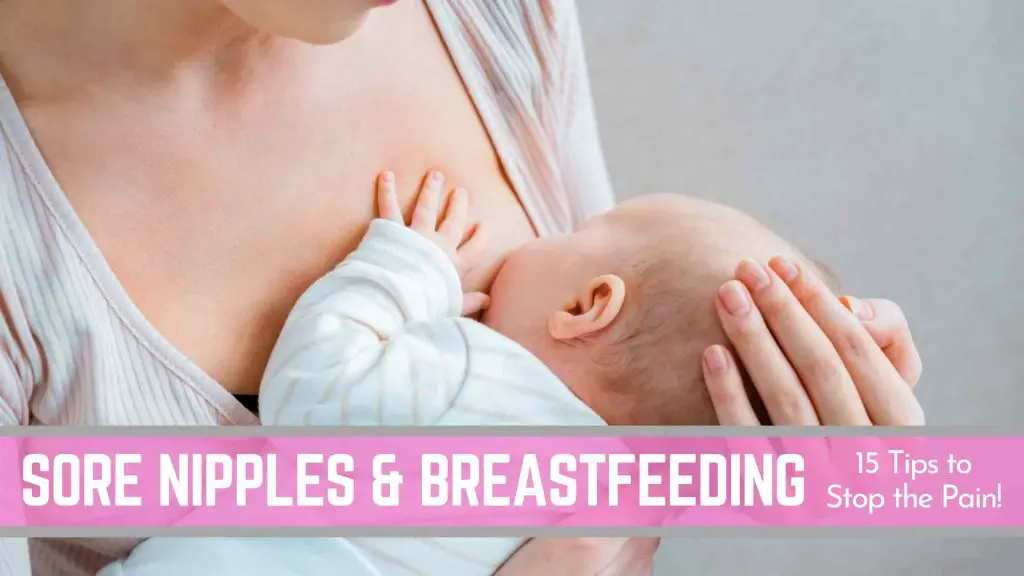 sore nipples while breastfeeding tips