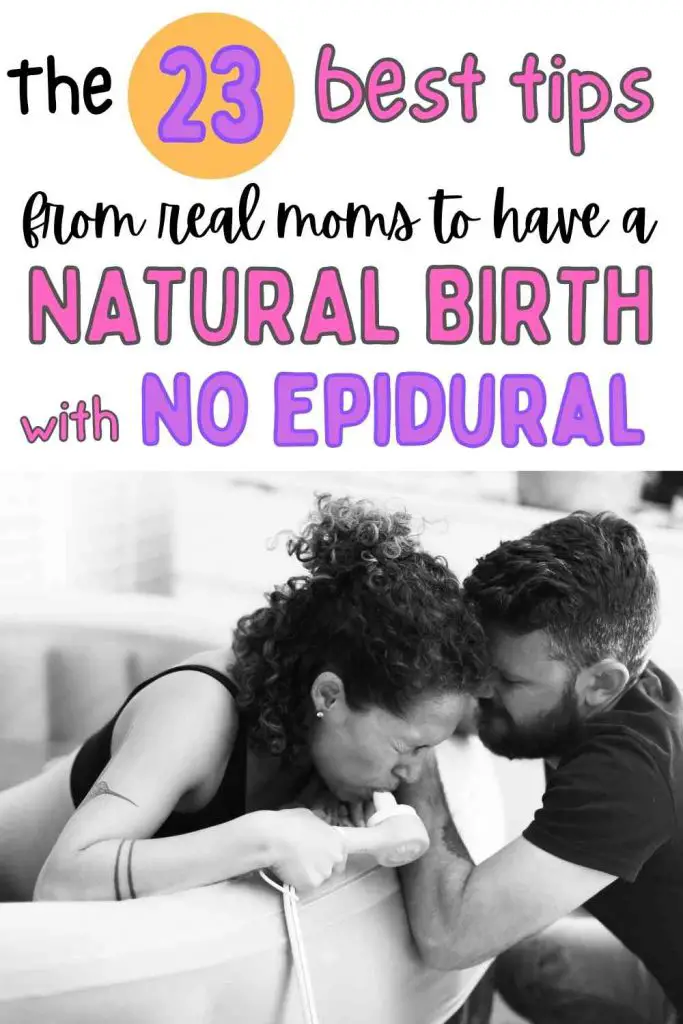 23 Best tips for birth without epidural