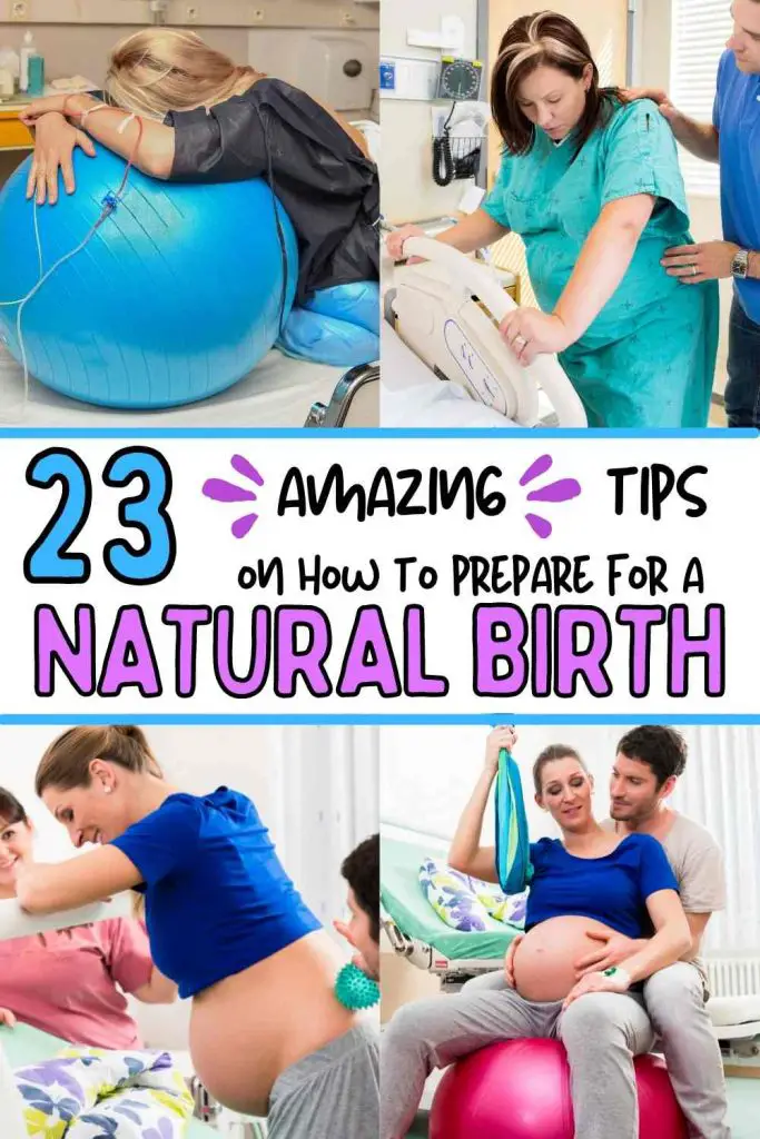 23 Tips on how to prepare for a natural birth