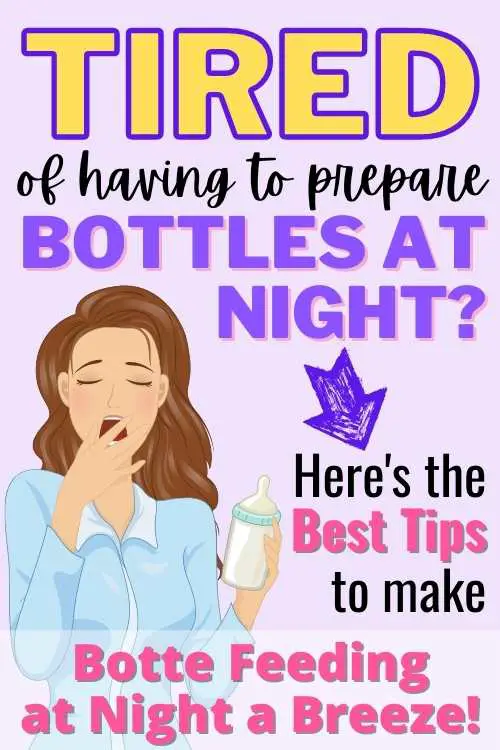 Best tips for bottle feeding at night