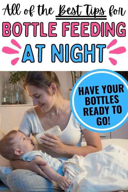 Best tips for bottle feeding at night