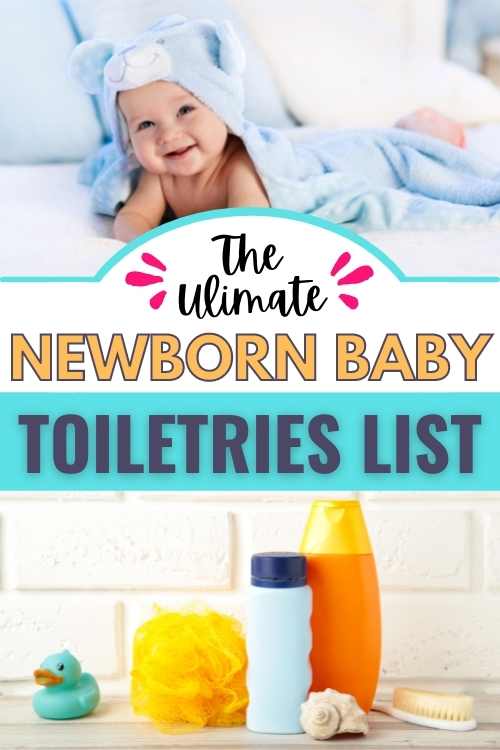 Newborn baby toiletries list