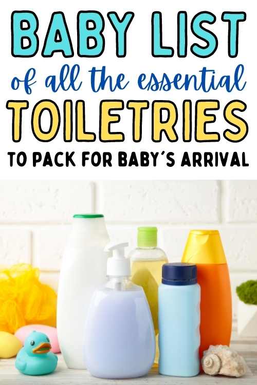 baby toiletries list essentials