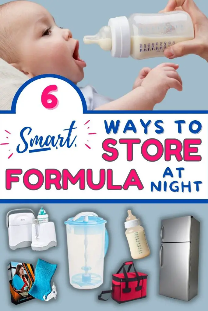 how to store formula at night