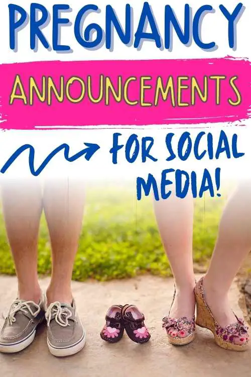 pregnancy announcement ideas for social media