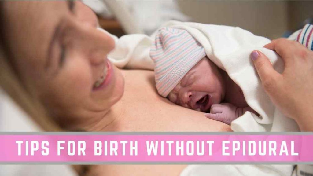 tips for labor without epidural