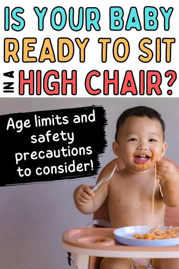 is your baby ready to sit in a high chair