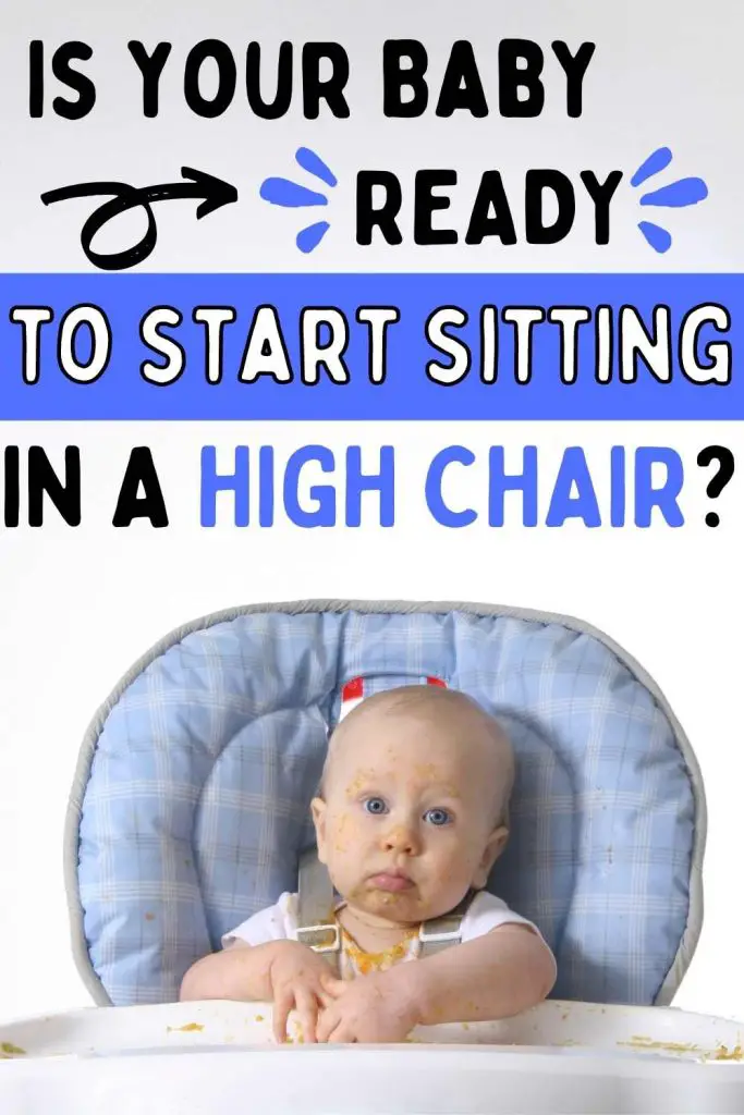 is your baby ready to start sitting in a high chair