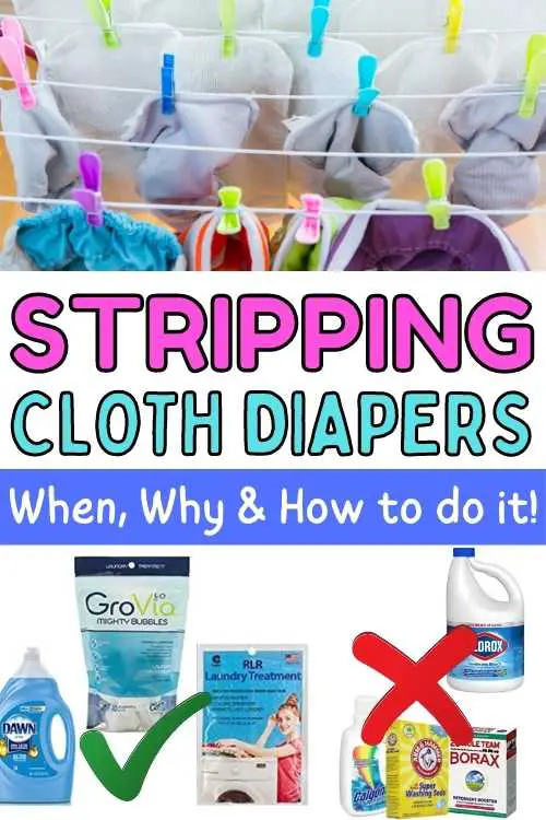 stripping cloth diapers