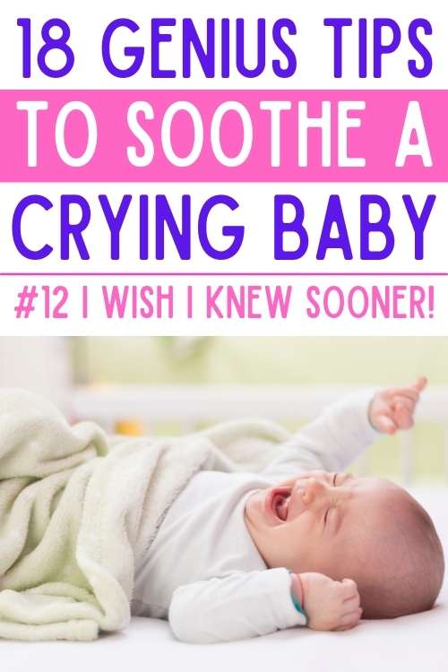 how to soothe a crying baby