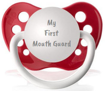 my first mouth guard pacifier