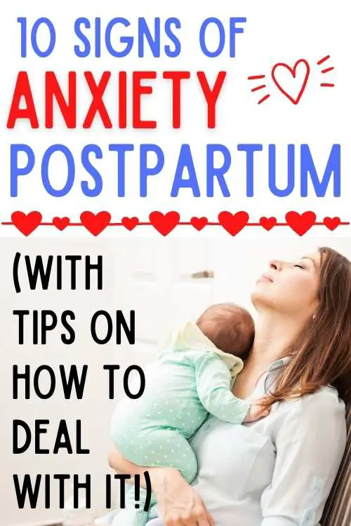 signs of postpartum anxiety