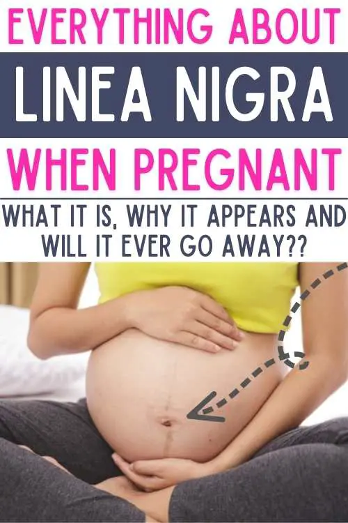 everything about linea nigra when pregnant