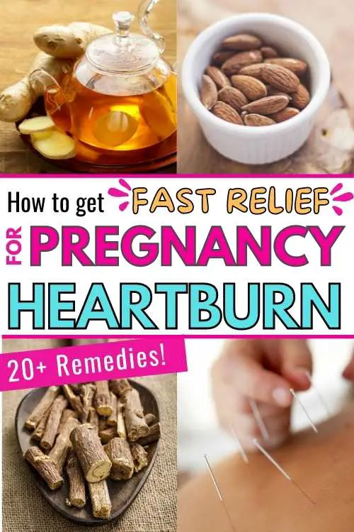 fast relief for pregnancy heartburn