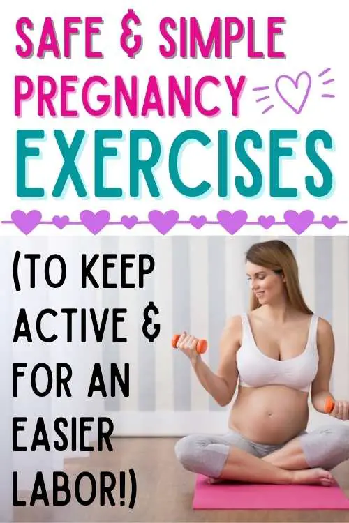 pregnancy exercises for an easier labor