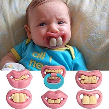20 Super Cute & Funny Baby Pacifiers - Conquering Motherhood