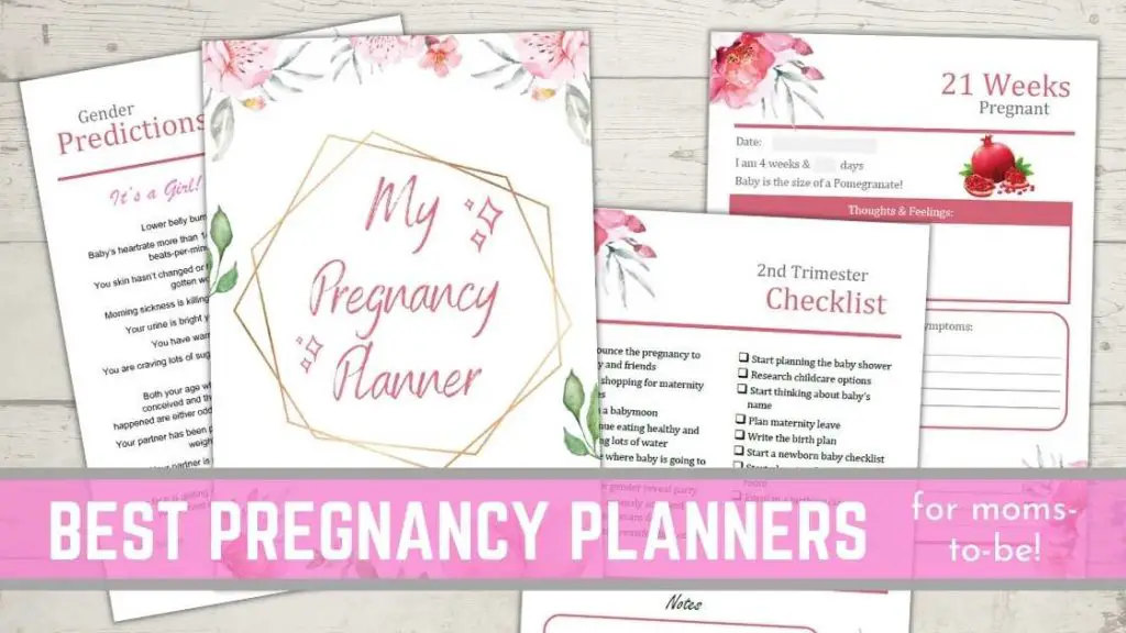 best pregnancy planners with printables and free planners